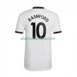 Camisola Manchester United Rashford 10 Homem Equipamento Segundo 2022-2023 Manga Curta